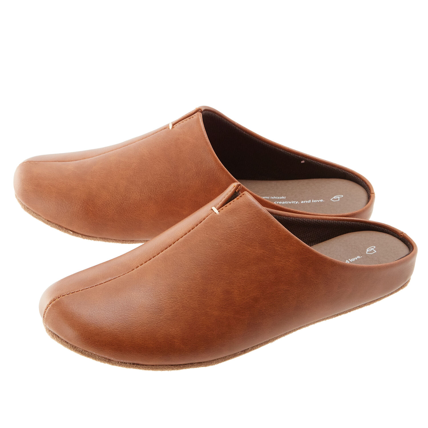 BACKYARD FAMILY「ルームズ スリッパ rooms 通販 ルームシューズ 室内履き 室内ばき おしゃれ 来客用 部屋」|ルームシューズ|ブラウン1