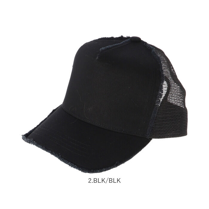 BACKYARD FAMILY「ベーシックエンチ キャップ 通販 帽子 ダメージメッシュキャップ ソリッドツイル メッシュキャップ」|キャップ・キャスケット|