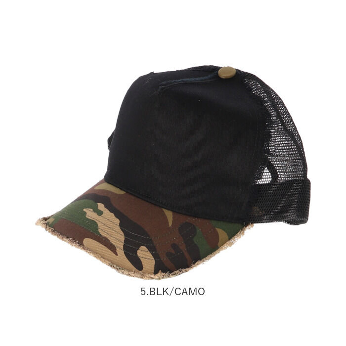 BACKYARD FAMILY「ベーシックエンチ キャップ 通販 帽子 ダメージメッシュキャップ ソリッドツイル メッシュキャップ」|キャップ・キャスケット|