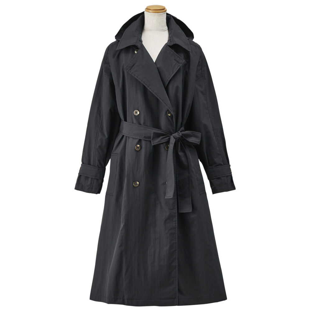 BACKYARD FAMILY「レインコート レディース 通販 トレンチコート コート 春 アウター ブランド because」|その他|ブルー1