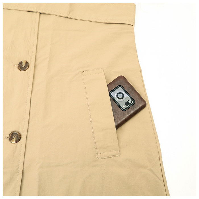 BACKYARD FAMILY「レインコート レディース 通販 トレンチコート コート 春 アウター ブランド because」|その他|