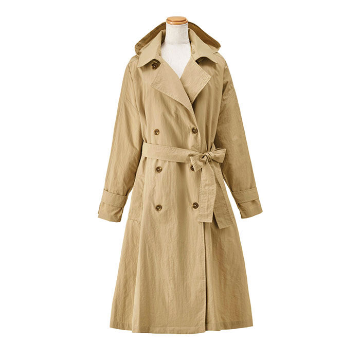 BACKYARD FAMILY「レインコート レディース 通販 トレンチコート コート 春 アウター ブランド because」|その他|