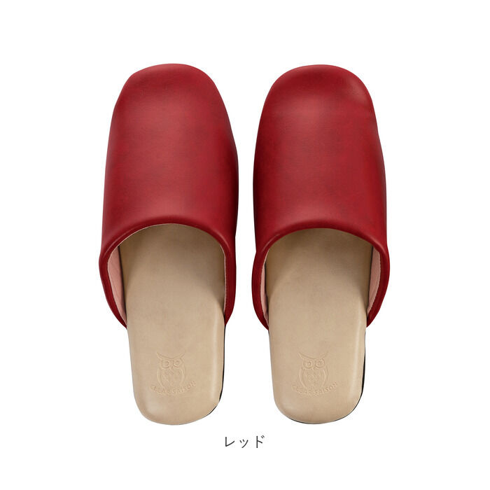 BACKYARD FAMILY「クリアセゾン CLEARSAISON スリッパ 拭ける 通販 アルコール アルコール消毒 L 合皮」|ルームシューズ|