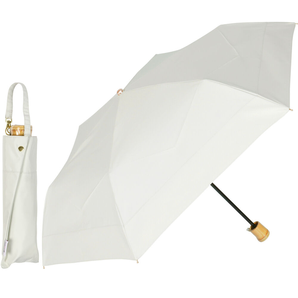 BACKYARD FAMILY「KIZAWA 日傘 UVカット 100 通販 折りたたみ傘 形状安定 折り畳み傘 折りたたみ日傘」|傘|ホワイト2