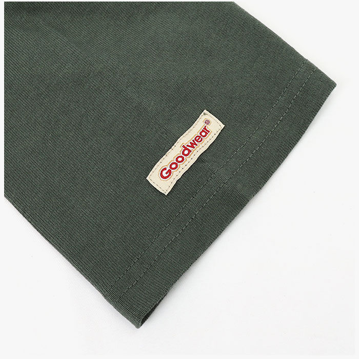 BACKYARD FAMILY「Goodwear グッドウェア 7分袖 tシャツ 通販 Tシャツ ロンT ロングシャツ シャツ」|Tシャツ・カットソー|