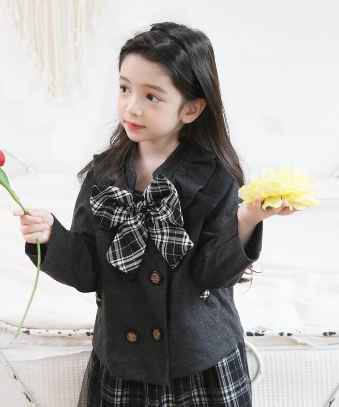 BACKYARD FAMILY「キッズ スーツ 入学式 女の子 通販 セットアップ 10002287 フォーマルスーツ 上下セット」|その他|