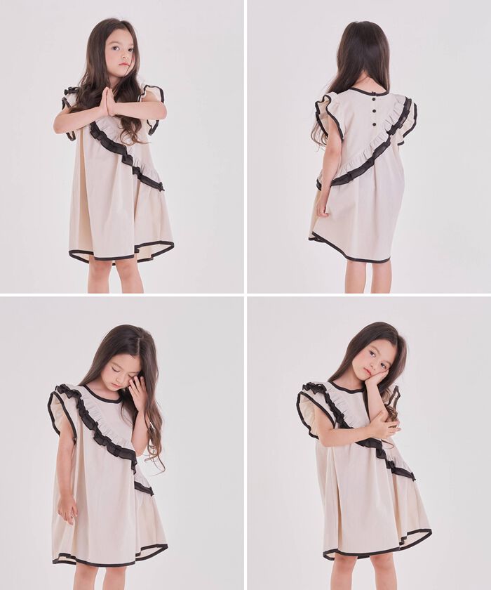 BACKYARD FAMILY「半袖 ワンピース キッズ 通販 半袖ワンピース 52072201 ワンピ 夏 女の子 綿100」|その他|