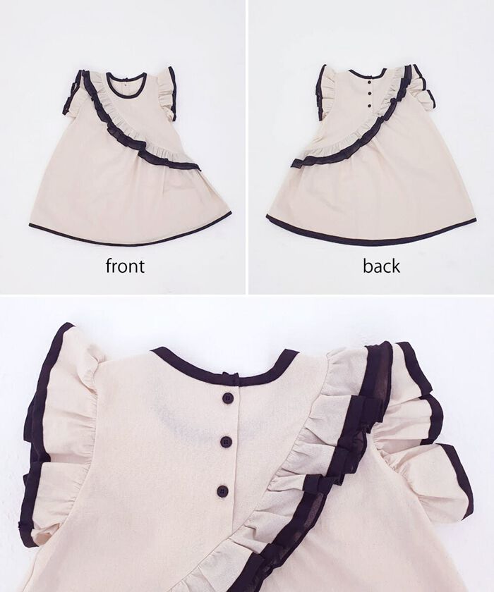 BACKYARD FAMILY「半袖 ワンピース キッズ 通販 半袖ワンピース 52072201 ワンピ 夏 女の子 綿100」|その他|