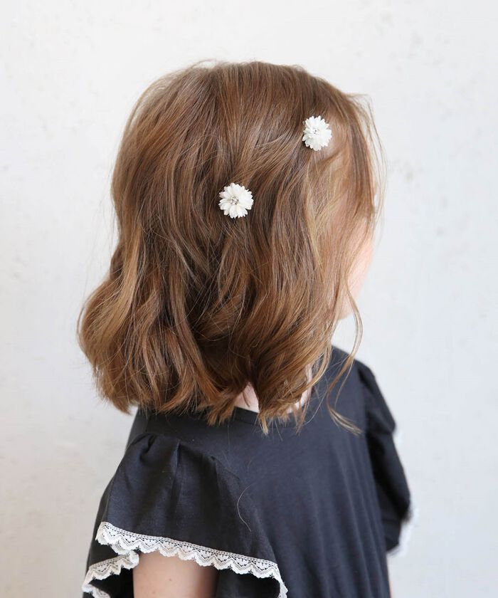 BACKYARD FAMILY「ヘアクリップ キッズ 2個セット 通販 ヘア クリップ 68012302 マーガレットミニクリップ」|その他|