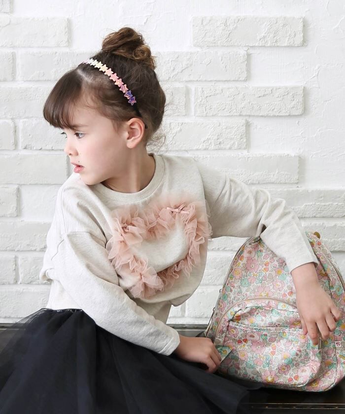 BACKYARD FAMILY「キッズ トレーナー 女の子 通販 スウェット 73032402 プルオーバー スエット 綿100%」|その他|