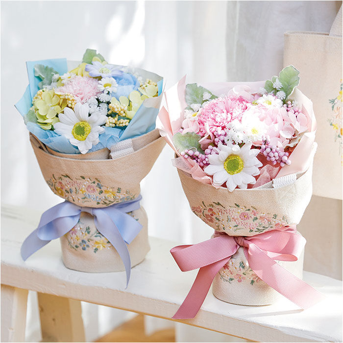 BACKYARD FAMILY「ブーケ ソープフラワー トートバッグ付き 通販 ソープフラワーブーケ 花束 花 フラワー」|その他|