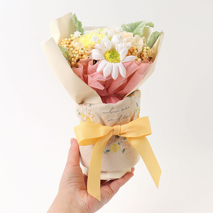 BACKYARD FAMILY「ブーケ ソープフラワー トートバッグ付き 通販 ソープフラワーブーケ 花束 花 フラワー」|その他|