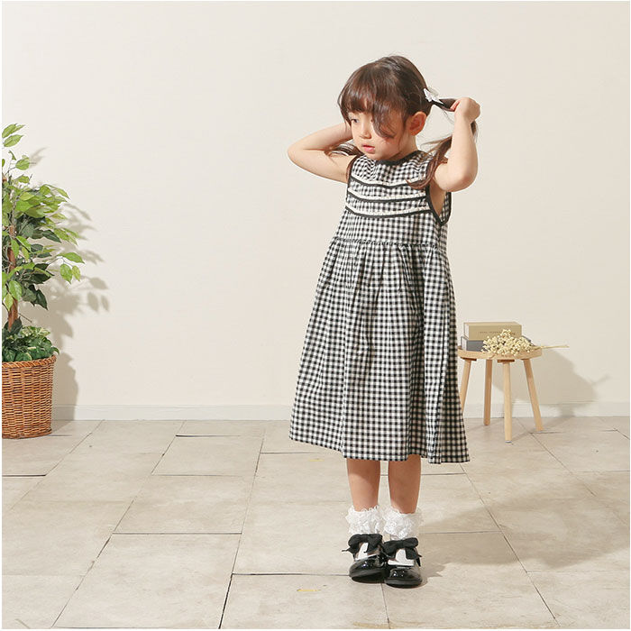 BACKYARD FAMILY「Rora ワンピース 通販 ローラ プチプレイド ノースリーブ キッズ 夏 袖なし 子供 こども」|その他|