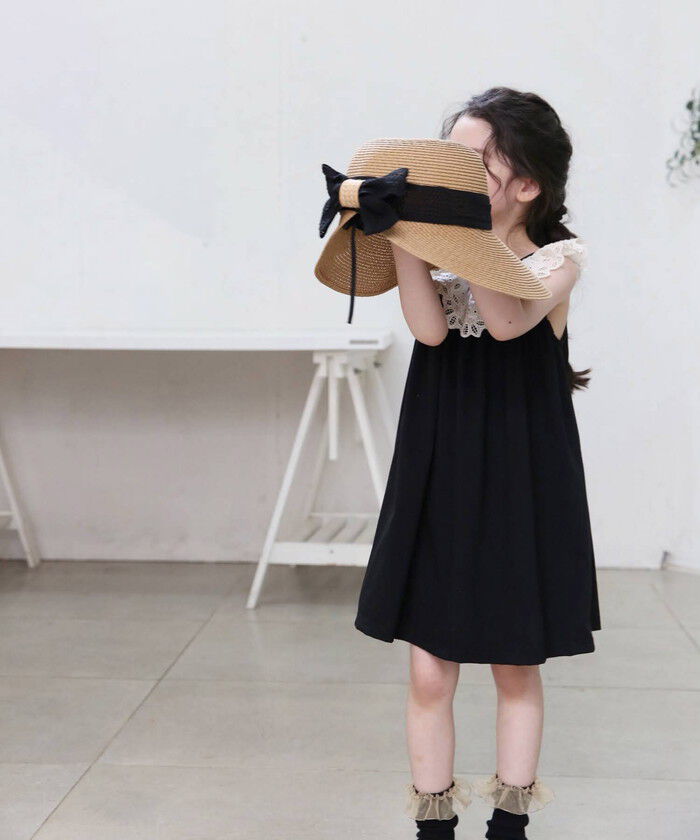 BACKYARD FAMILY「麦わら帽子 キッズ 女の子 通販 RORA ジェーンのサマーハット ストローハット 麦わら 帽子」|ハット|