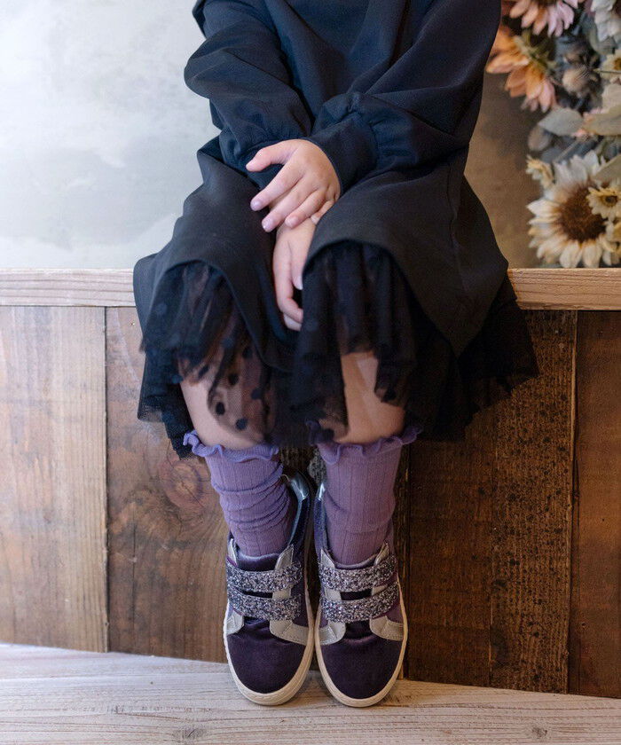 BACKYARD FAMILY「Rora ワンピース 通販 ダリア ストーンワンピース 子供服 キッズワンピース 長袖 カジュアル」|その他|