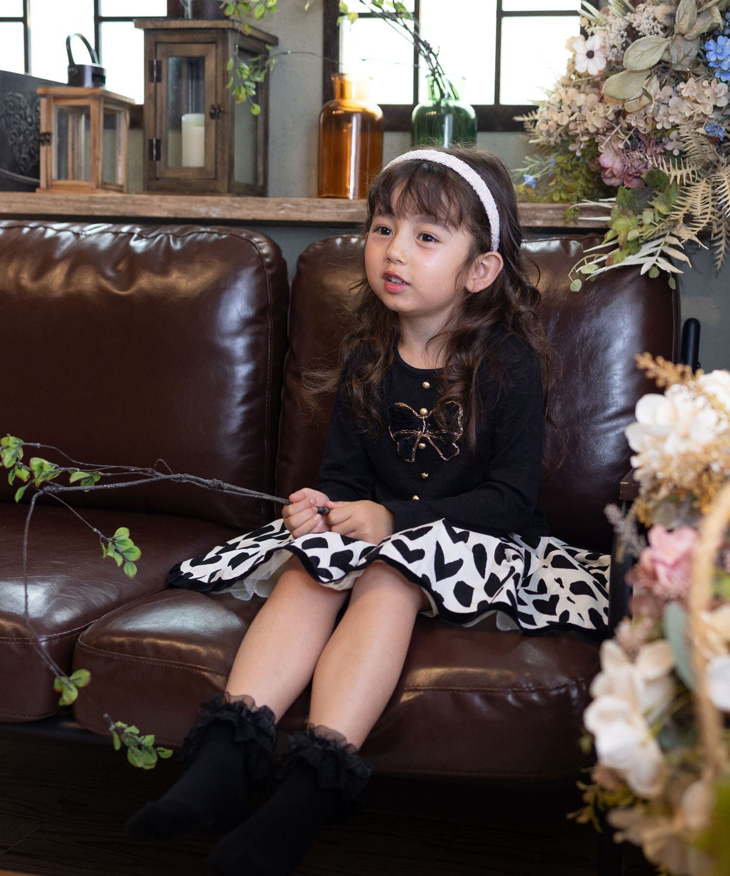 BACKYARD FAMILY「Rora 子供服 スカート 通販 アゲハ ハート柄スカート フレアスカート チュールスカート」|その他|