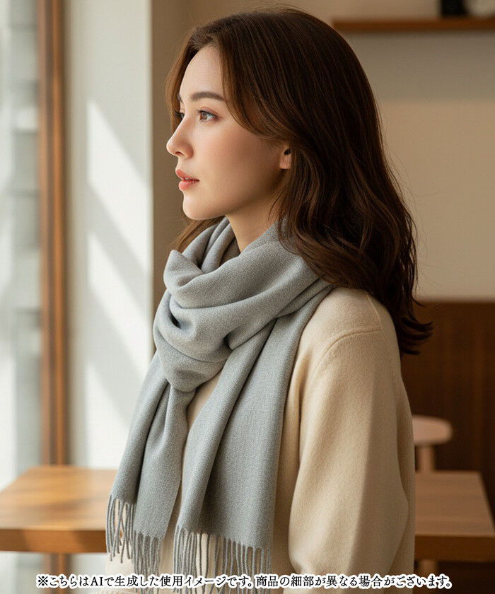 BACKYARD FAMILY「マフラー レディース 大きめ 柔らかい 通販 大判ストール ストール 大判 無地 シンプル」|ストール|