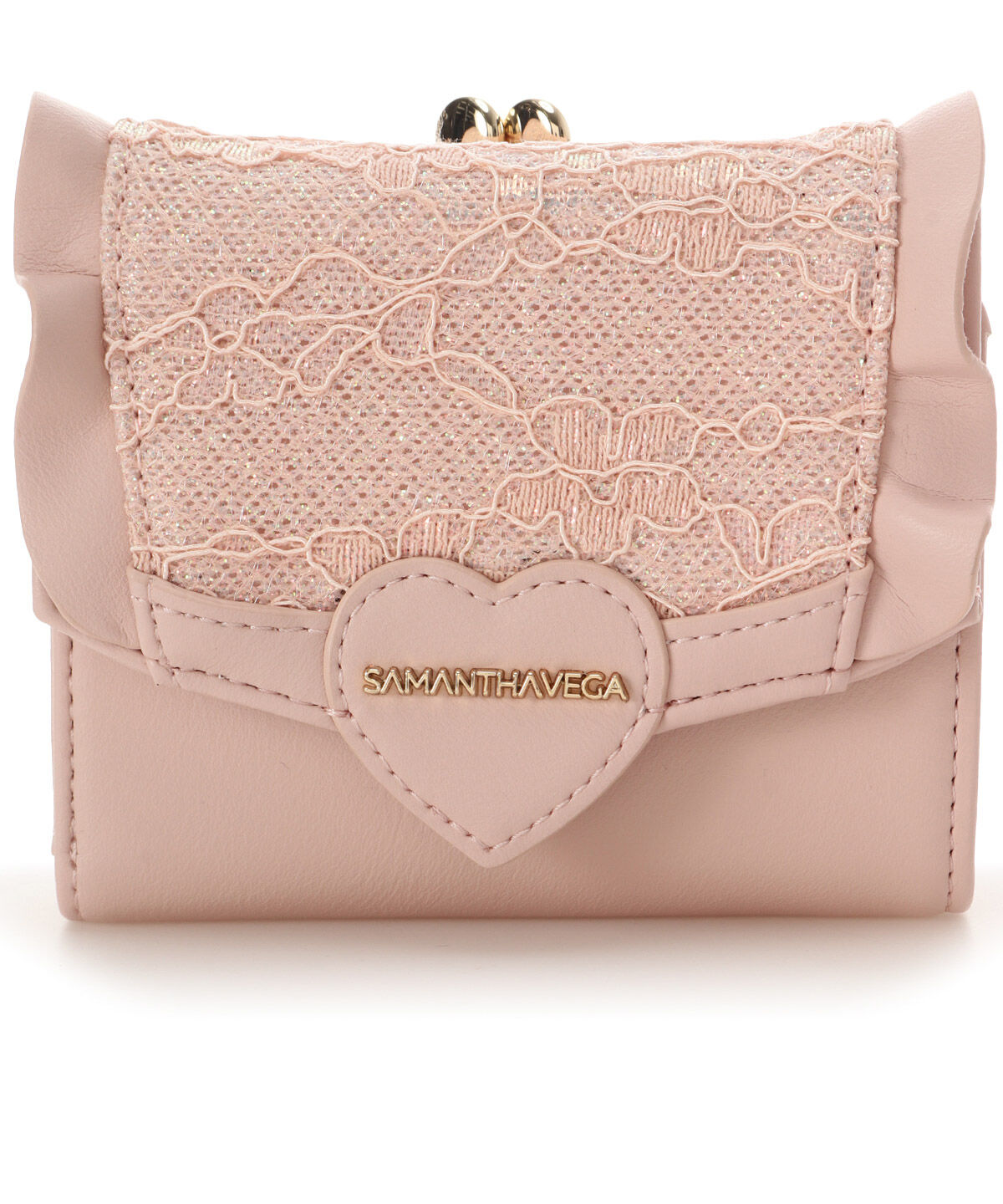 Samantha Vega「レースハートベルト折財布」|財布|