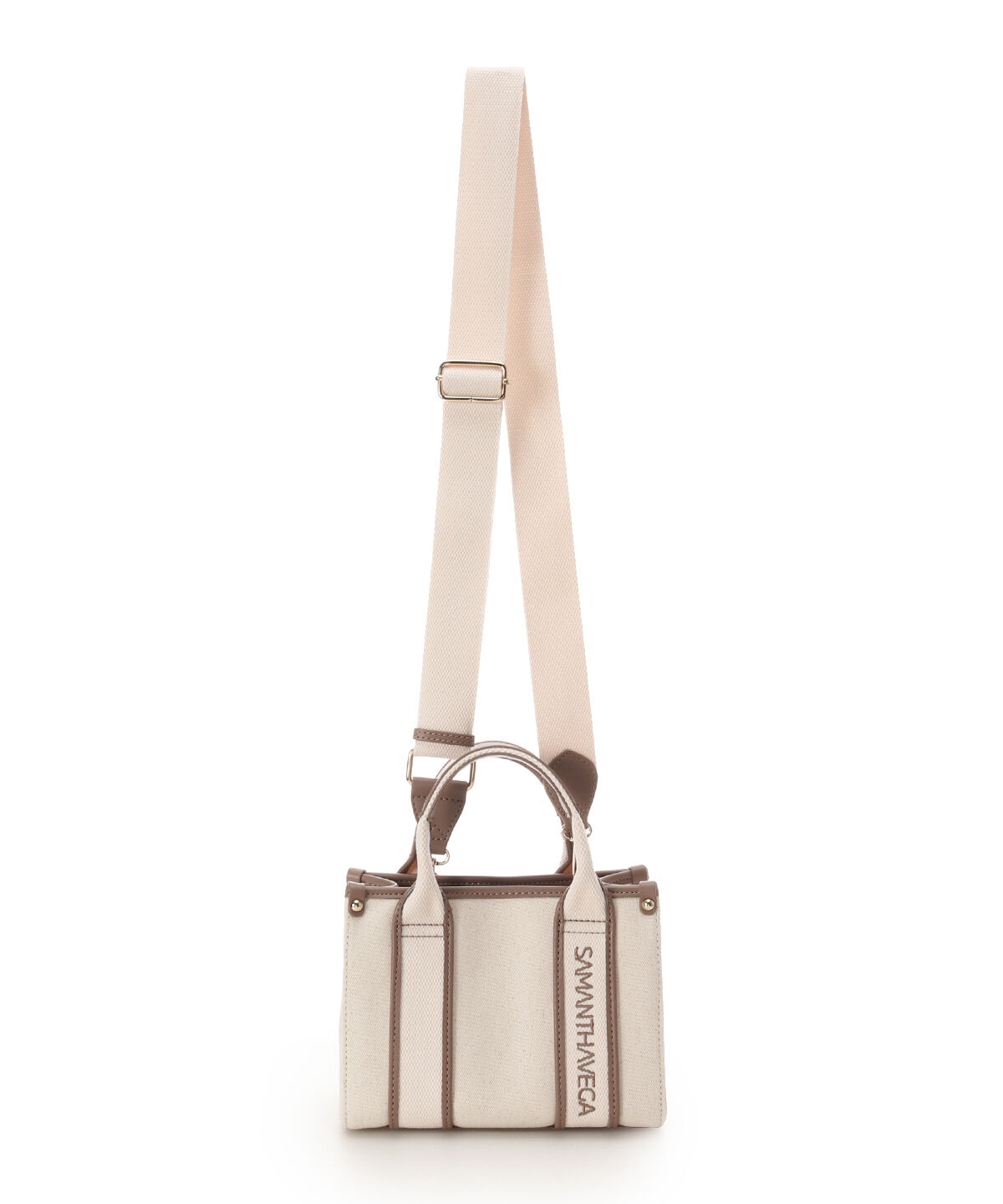 Samantha Vega「新色ロゴテープキャンバスショルダーバッグ（ミニ）」|ショルダー・メッセンジャー|