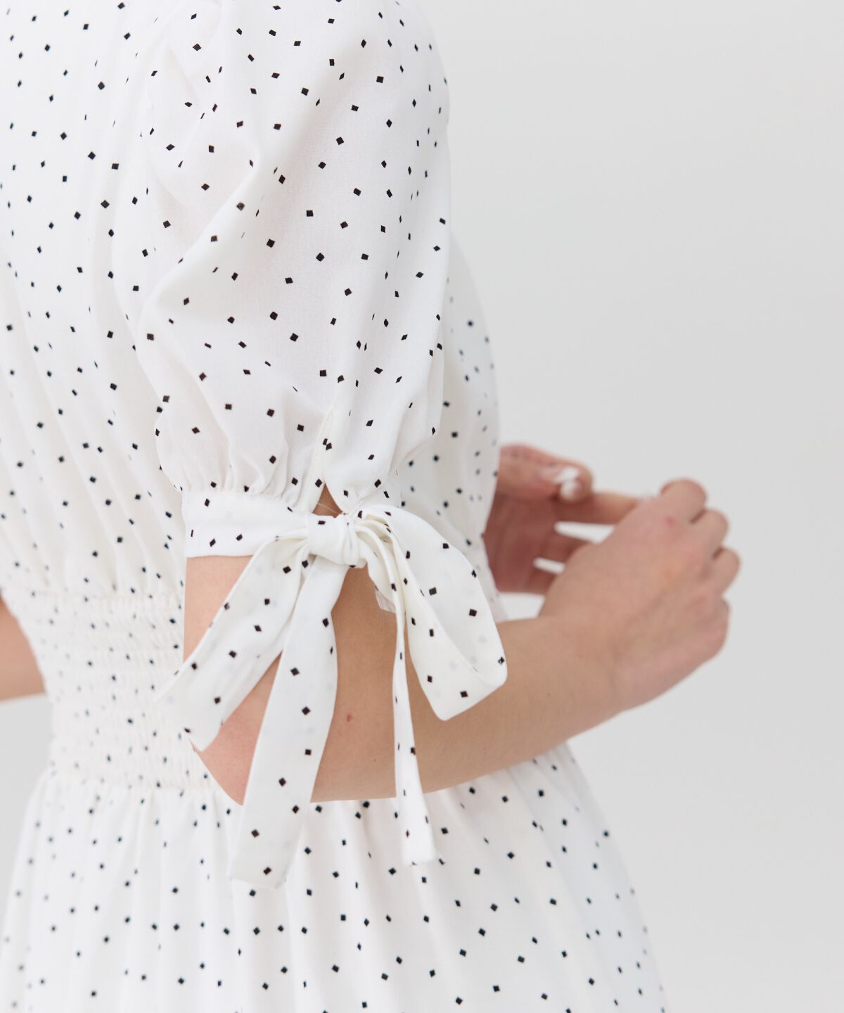 REDYAZEL「リボンスリーブティアードワンピース」|ワンピース|