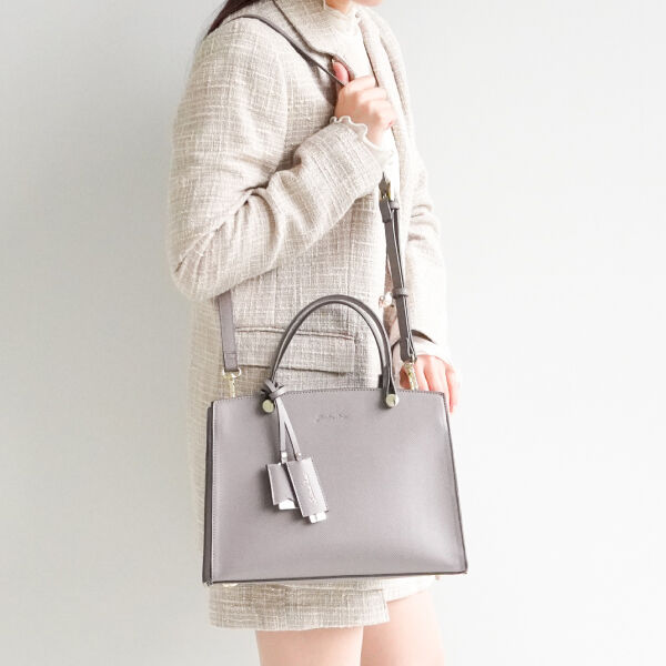 Jewelna Rose「ジュエルナローズ |ターミー ハンドバッグ トート ミドルサイズ コンパクト  10757」|トートバッグ|