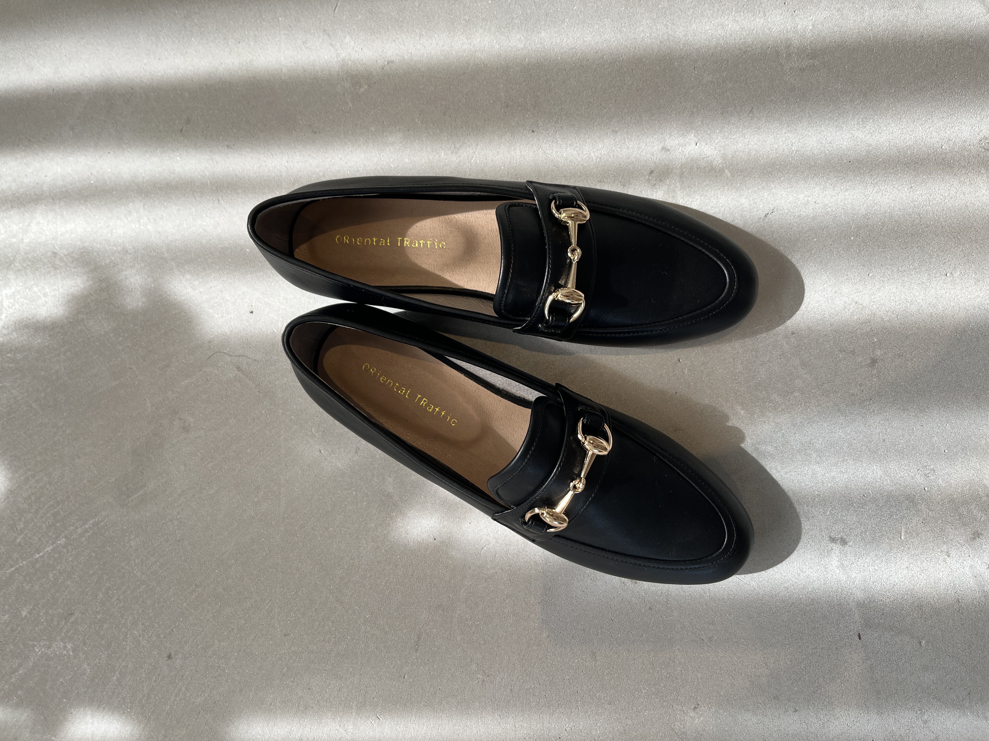 ORiental TRaffic「【アウトレット価格】ラウンドトゥビットローファー/41112 ローファー 人気　トレンド フラット」|パンプス|BLACK