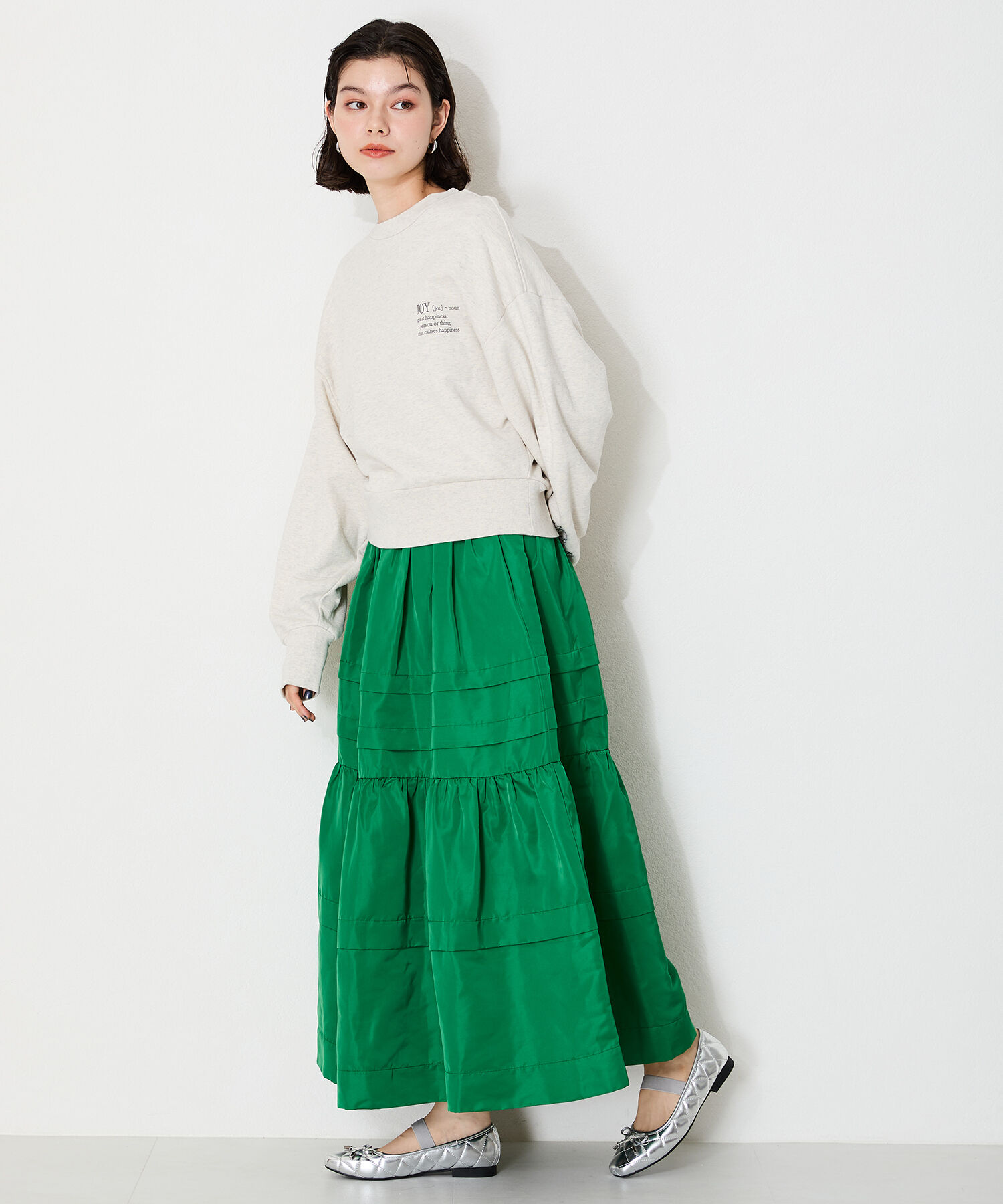 WA Oriental TRaffic「キルティング デザイン バレエ シューズ /42307」|パンプス|