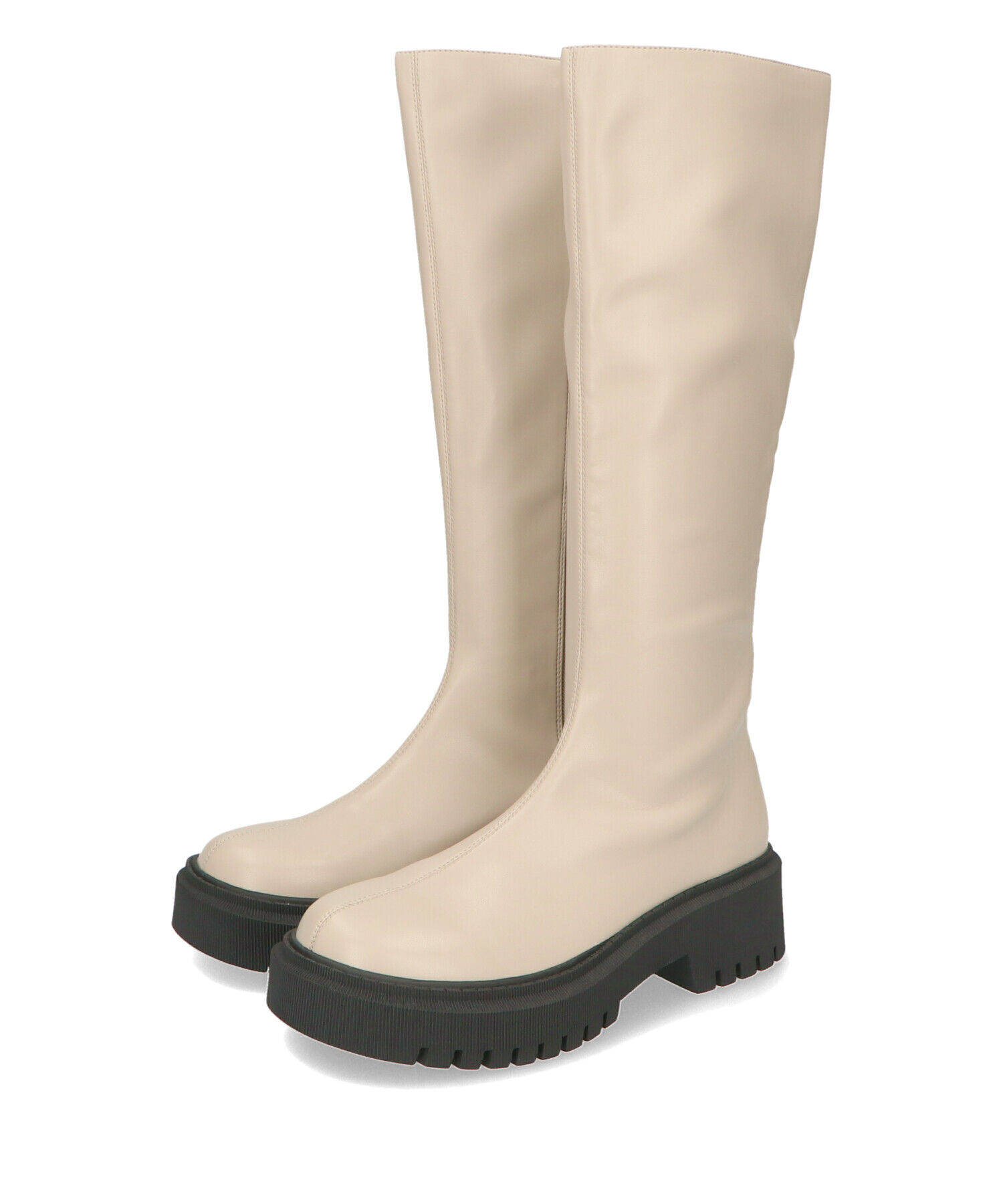 ORiental TRaffic「【 厚底 ・ 軽量 】タンクソールストレッチロングブーツ/41501」|ロングブーツ|