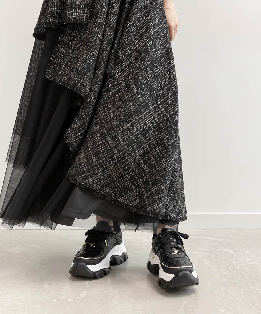  「モノグラムボリュームソールスニーカー」|スニーカー|