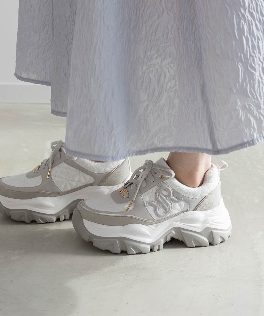  「モノグラムボリュームソールスニーカー」|スニーカー|