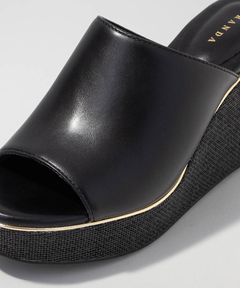  「ベーシックミュールウェッジサンダル」|パンプス|