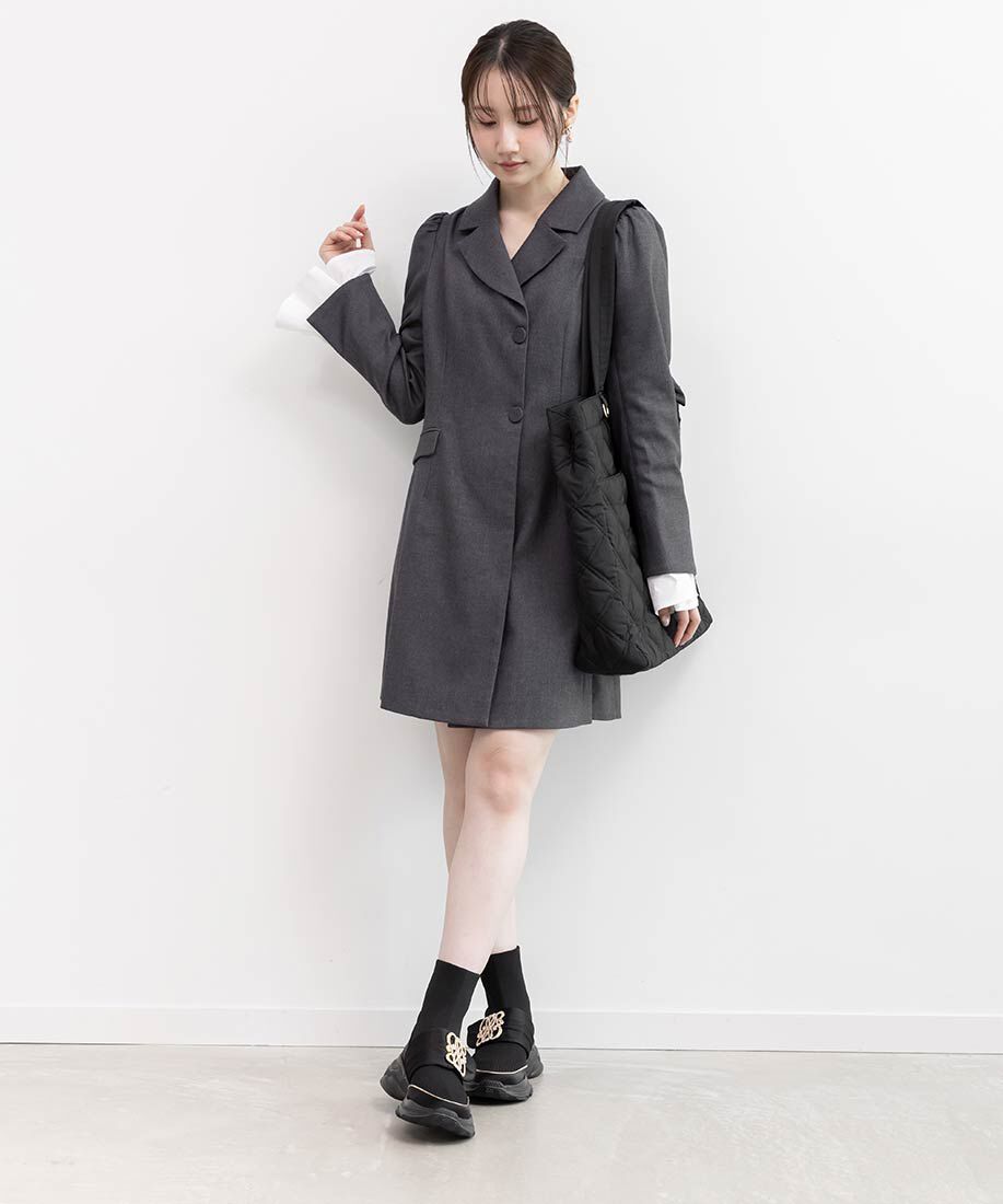  「【SUSTAINABLE】ビジューモノグラムパーツソックススニーカー」|スニーカー|