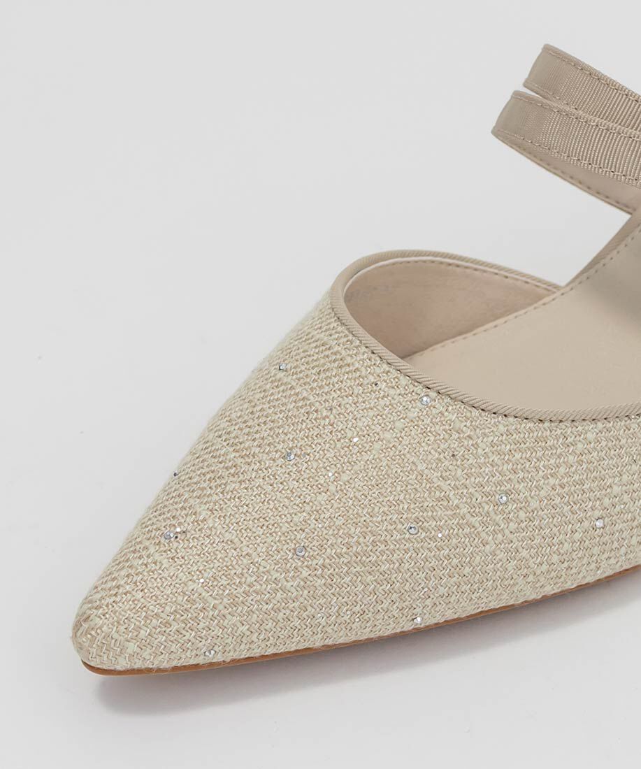  「モノグラムパールミュールパンプス」|パンプス|