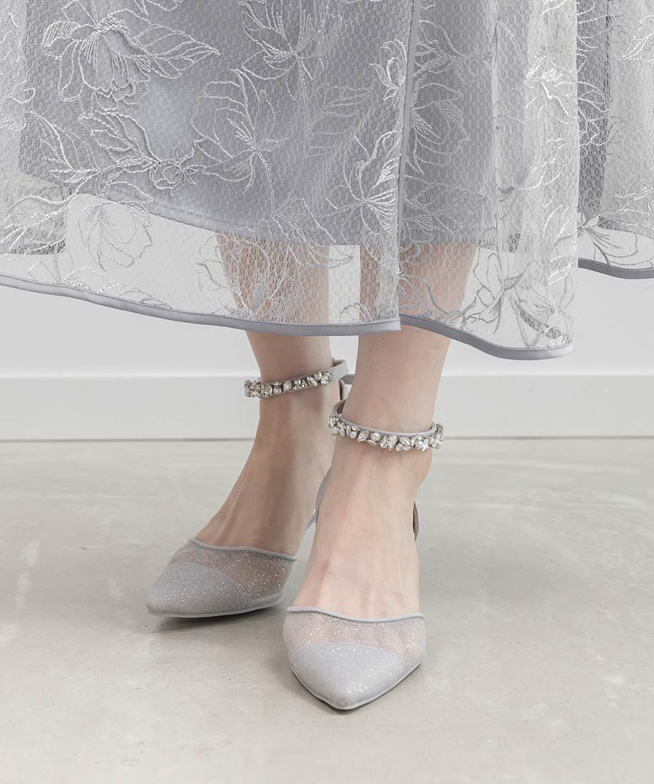  「2WAY ラメシアーセパレートパンプス」|パンプス|