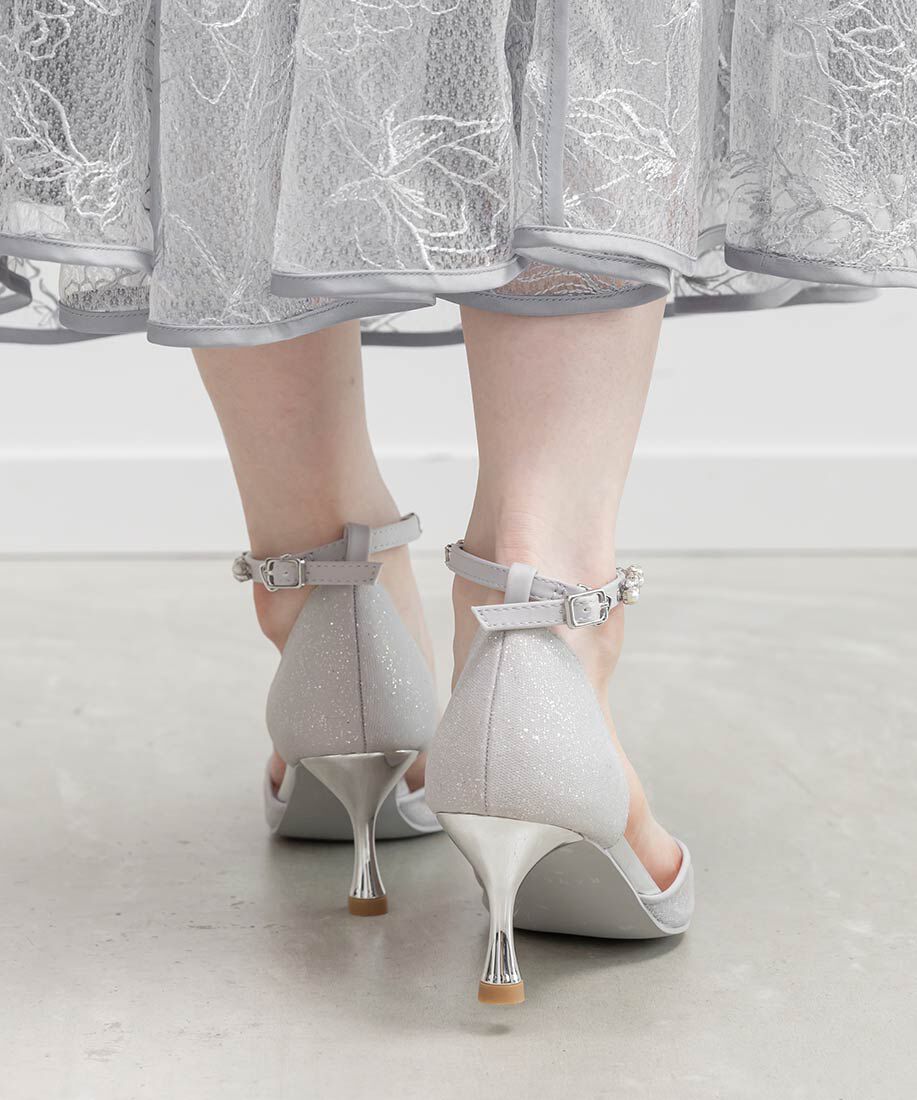  「2WAY ラメシアーセパレートパンプス」|パンプス|