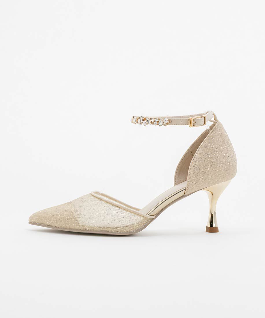  「2WAY ラメシアーセパレートパンプス」|パンプス|