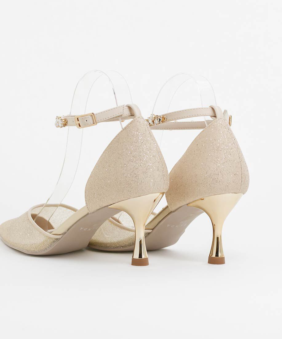  「2WAY ラメシアーセパレートパンプス」|パンプス|