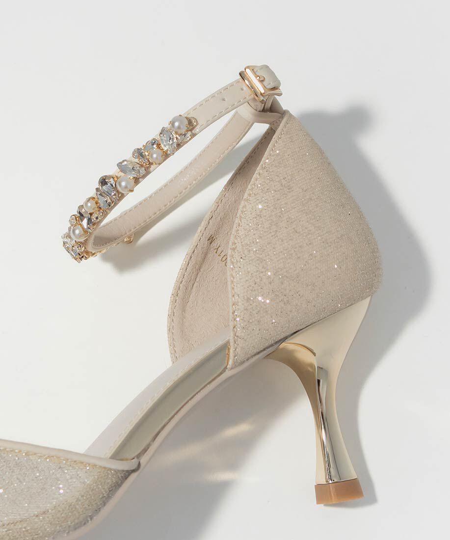  「2WAY ラメシアーセパレートパンプス」|パンプス|