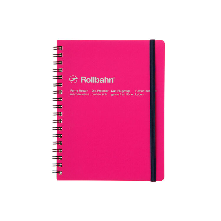 Rollbahn「ロルバーンポケット付メモL」|ステーショナリー|ローズ