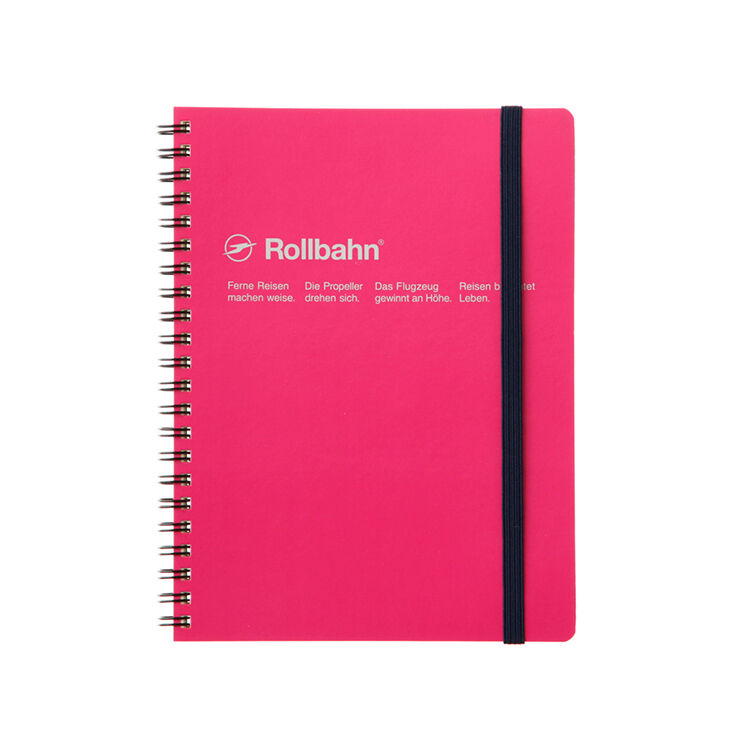 Rollbahn「ロルバーンポケット付メモA5」|ステーショナリー|ローズ