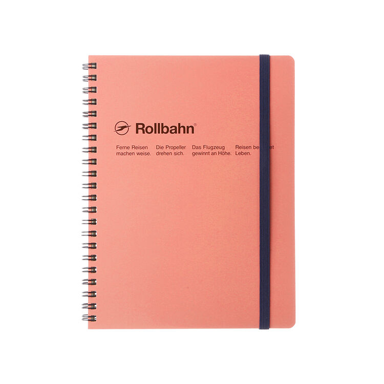 Rollbahn「ロルバーンポケット付メモA5」|ステーショナリー|ライトピンク