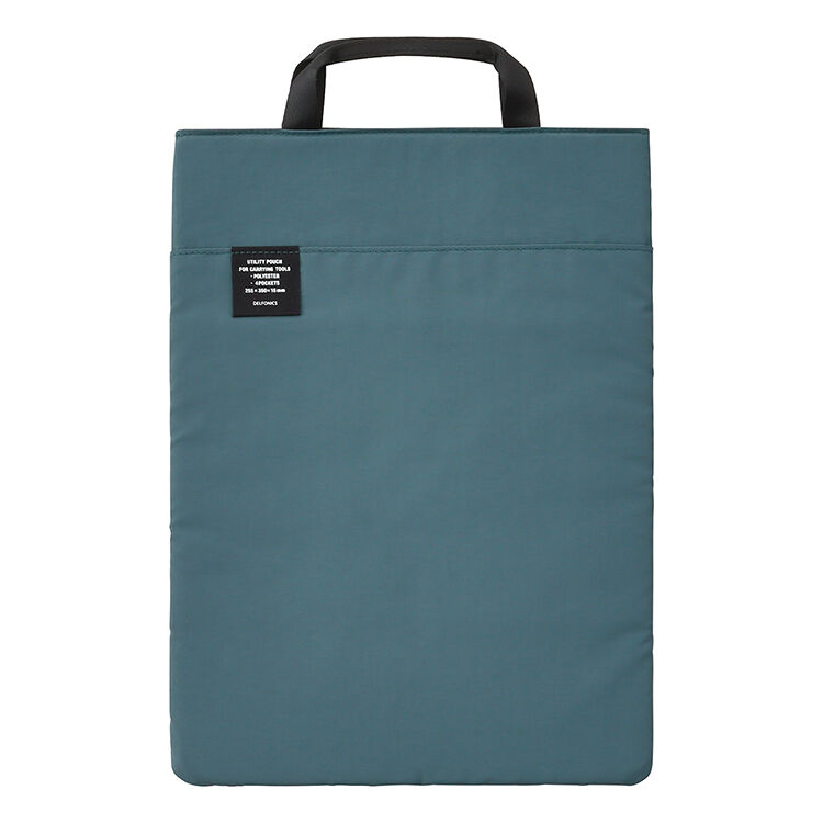 DELFONICS「インナーキャリング スタッド パソコンケース 13インチ」|ビジネスバッグ|ダークグリーン