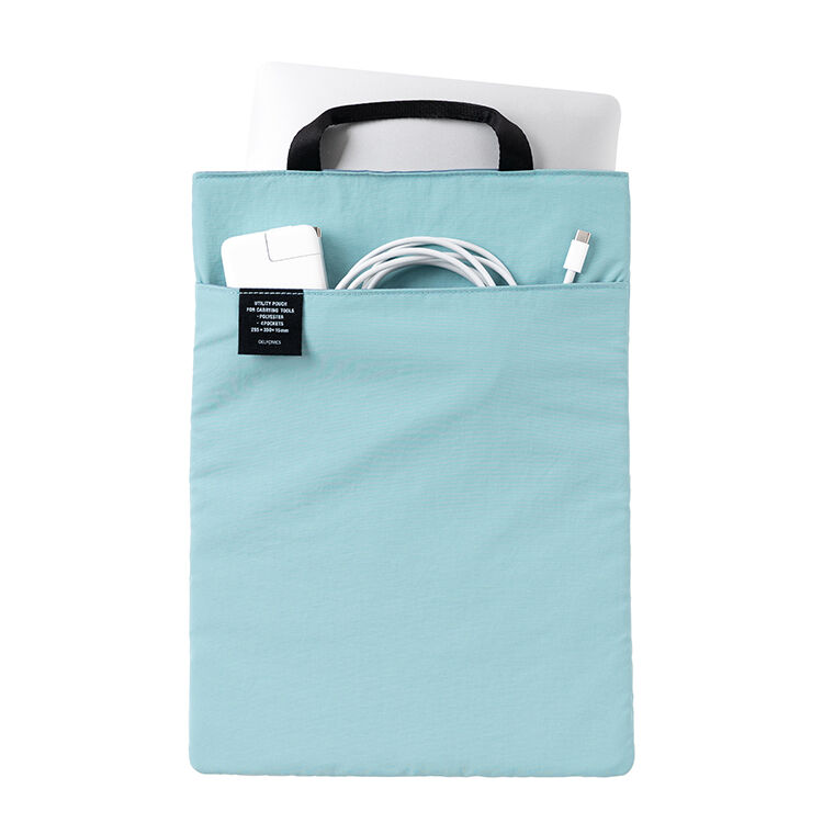 DELFONICS「インナーキャリング スタッド パソコンケース 13インチ」|ビジネスバッグ|ライトブルー