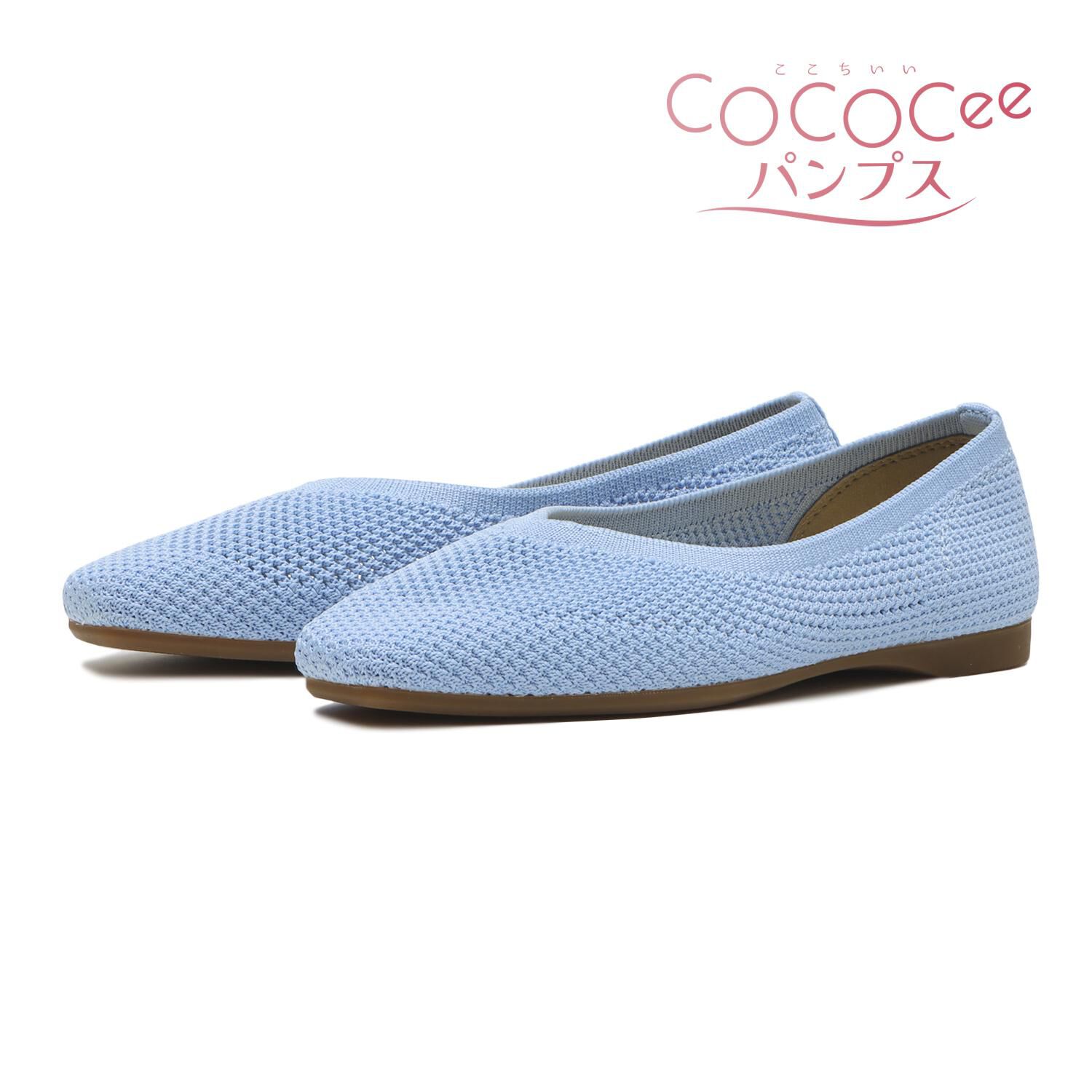 ABC SELECT「【ABC SELECT】SQUARE KNIT SHEER」|パンプス|