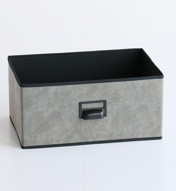 B-COMPANY「たっぷり入る万能チェスト　セラミック風チェスト4段／幅45cm」|タオル|