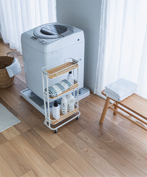  「幅20cm　スリムワゴン」|食器・キッチングッズ|