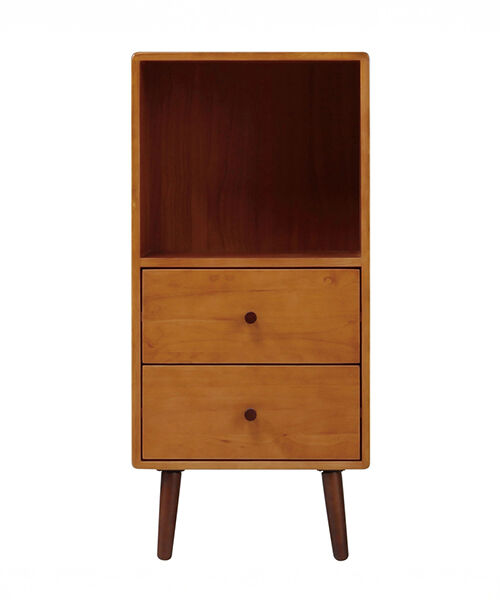  「北欧風家具　ココアチェスト」|トイレタリー・ランドリーグッズ|