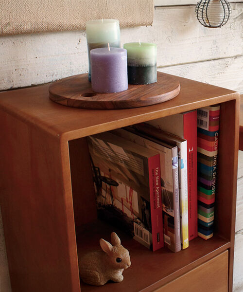  「北欧風家具　ココアチェスト」|トイレタリー・ランドリーグッズ|