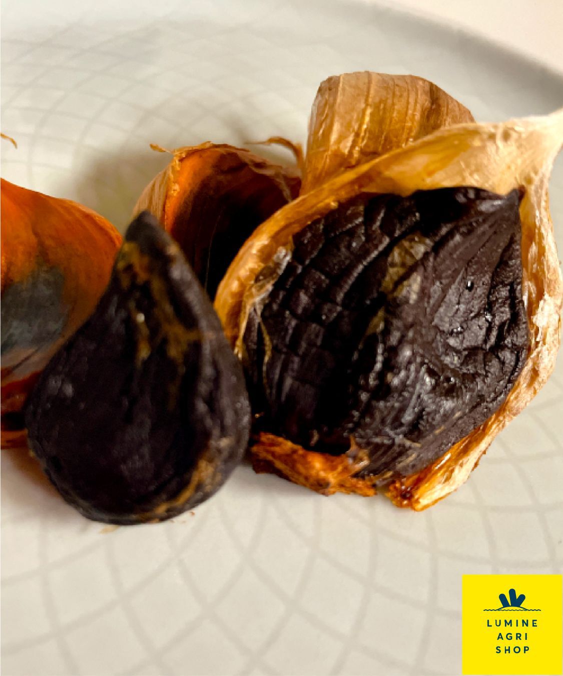 LUMINE AGRI SHOP「青森県熟成黒にんにく（わけあり）4パック」|果物・野菜|