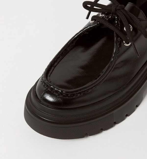 ODETTE E ODILE「＜SY＞ ボリュームソールチロリアン フラット55&uarr;」|モカシン|